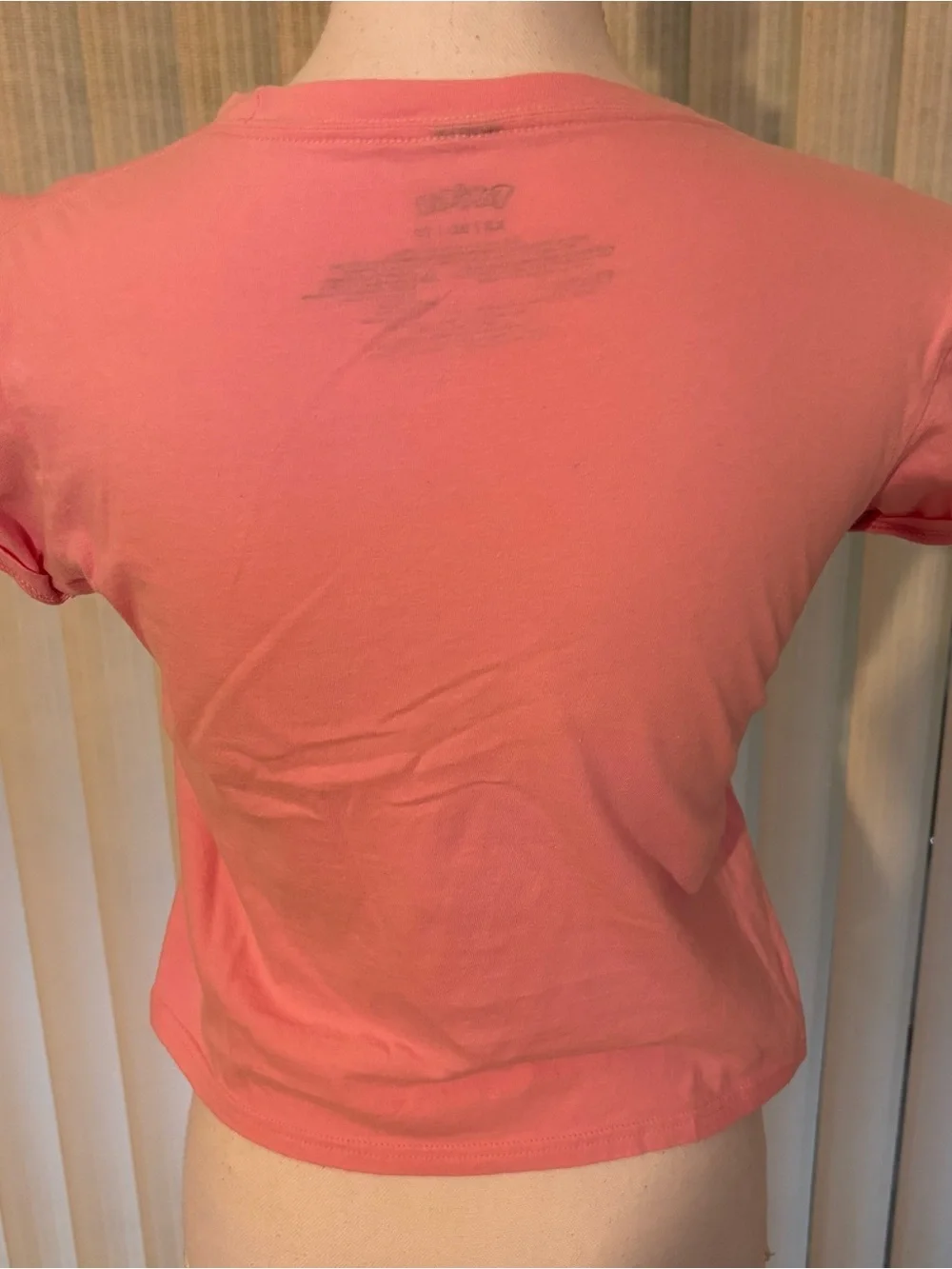 Pokemon Pink Short Sleeve Tee with Pikachu & Mew Graphic - Picture 2 of 2
